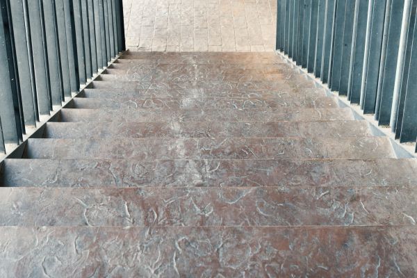 Concrete Stair Stamping in Modesto